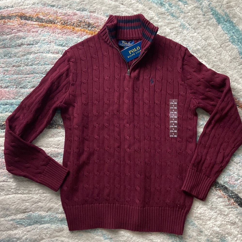Ralph Lauren boy’s sweater. L(14-16)